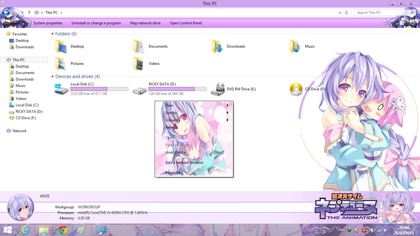 【win8主题】超次元游戏·海王星  聂普迪努