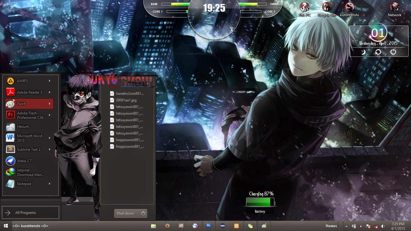 【win8主题】东京搜查官--金木win8主题