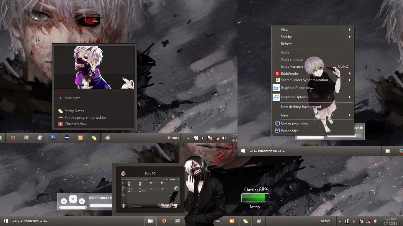 【win8主题】东京搜查官--金木win8主题
