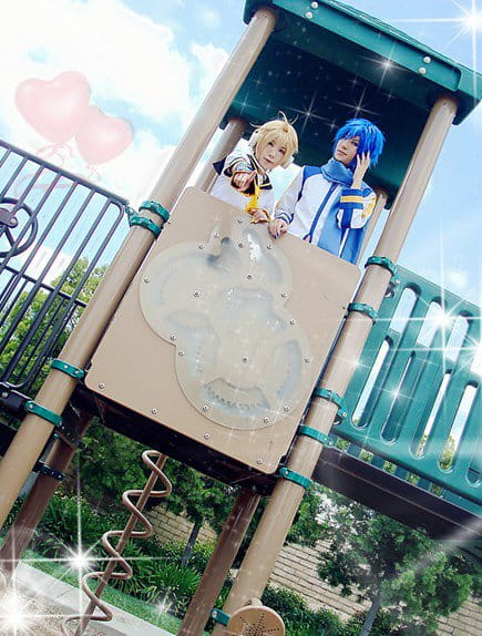 【COS】镜音连与Kaito的冰蕉一日遊