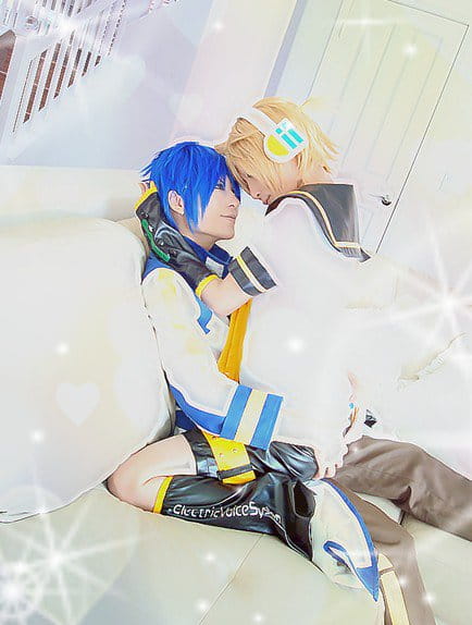 【COS】镜音连与Kaito的冰蕉一日遊