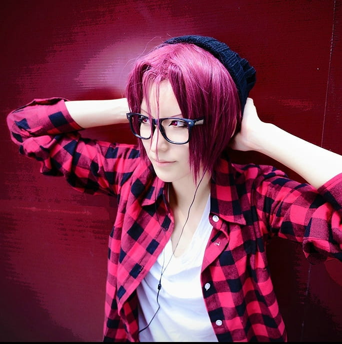 【COS】【free!】松冈凛 第二季私服+眼镜设定