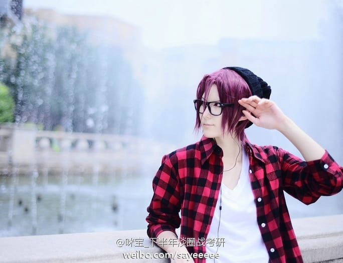【COS】【free!】松冈凛 第二季私服+眼镜设定