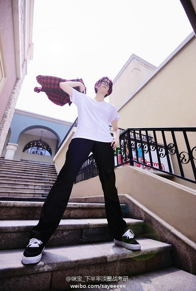 【COS】【free!】松冈凛 第二季私服+眼镜设定