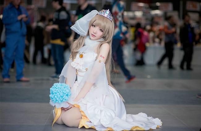 【COS】cp15婚纱鸟场照