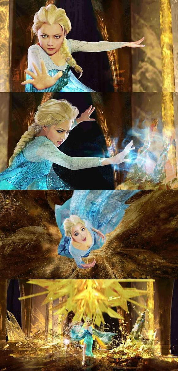 COS正片：冰雪奇缘艾莎 全电影还原向