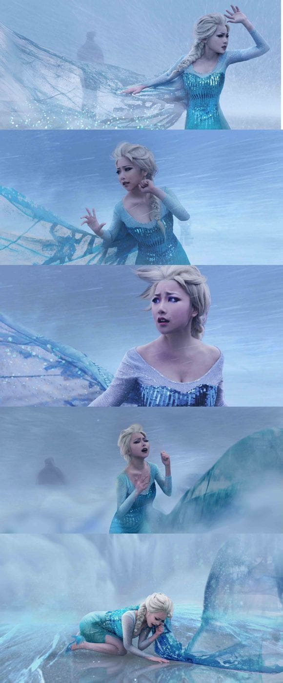 COS正片：冰雪奇缘艾莎 全电影还原向