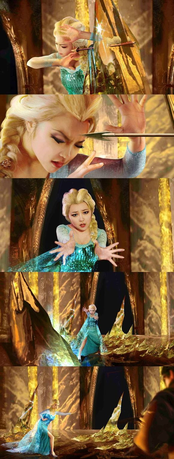 COS正片：冰雪奇缘艾莎 全电影还原向