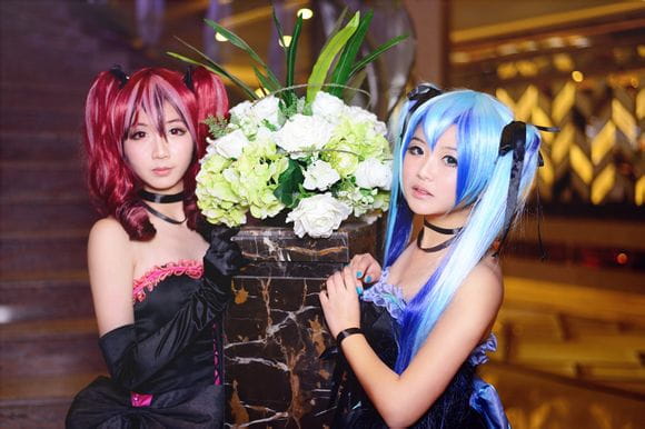 【cos】MIKU X TETO ? KISS ME ~爱してる