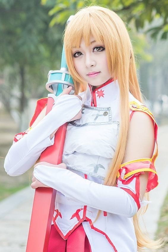 刀剑神域~~亚丝娜~超萌的萝莉coser！