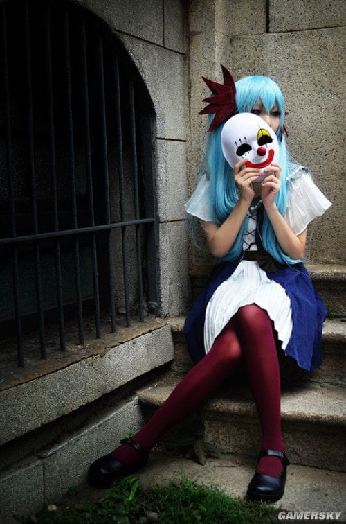 小丑面具初音cos