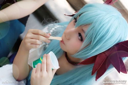 小丑面具初音cos