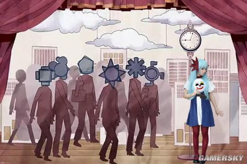 小丑面具初音cos