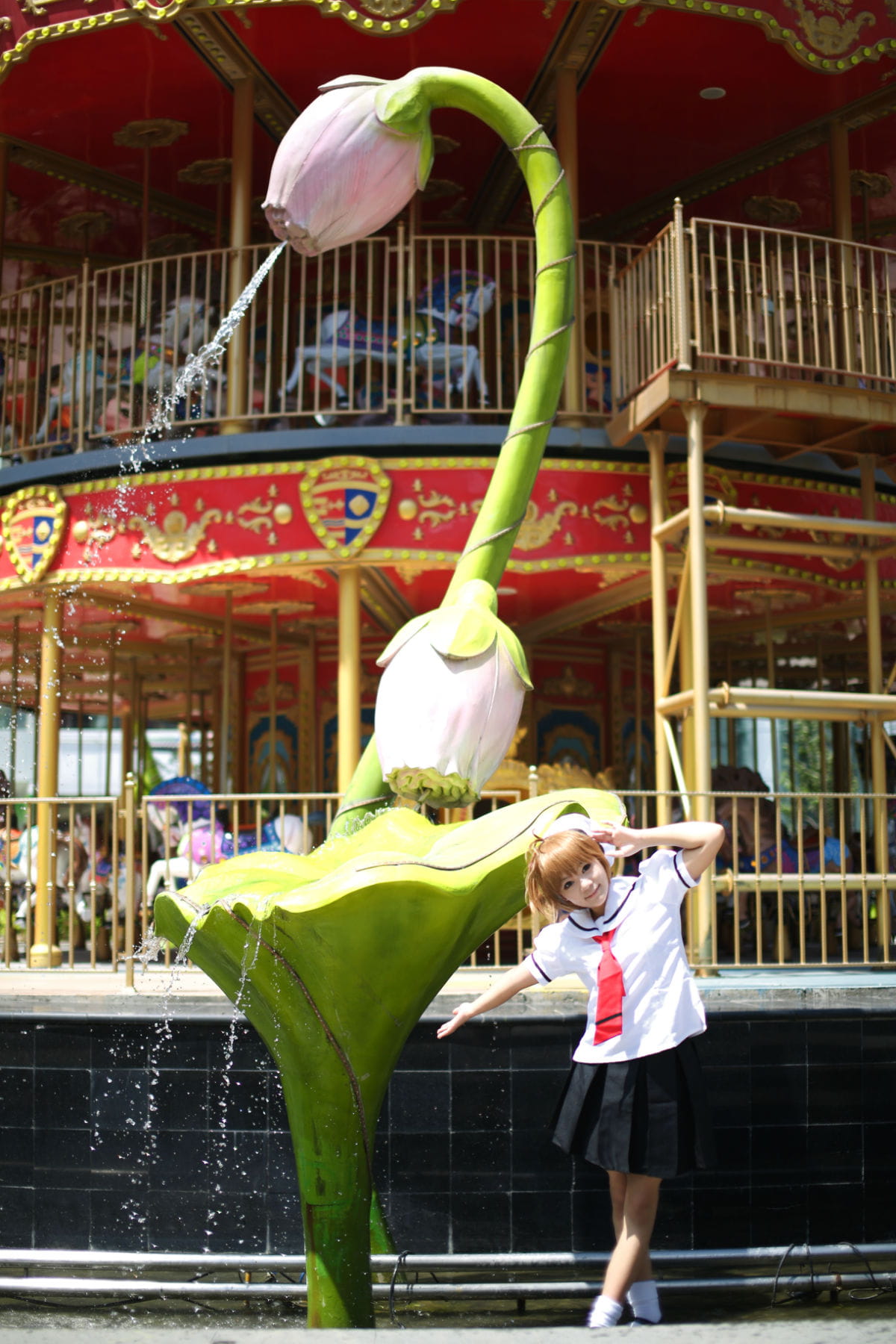 【COS】夏の游乐园-魔卡少女樱