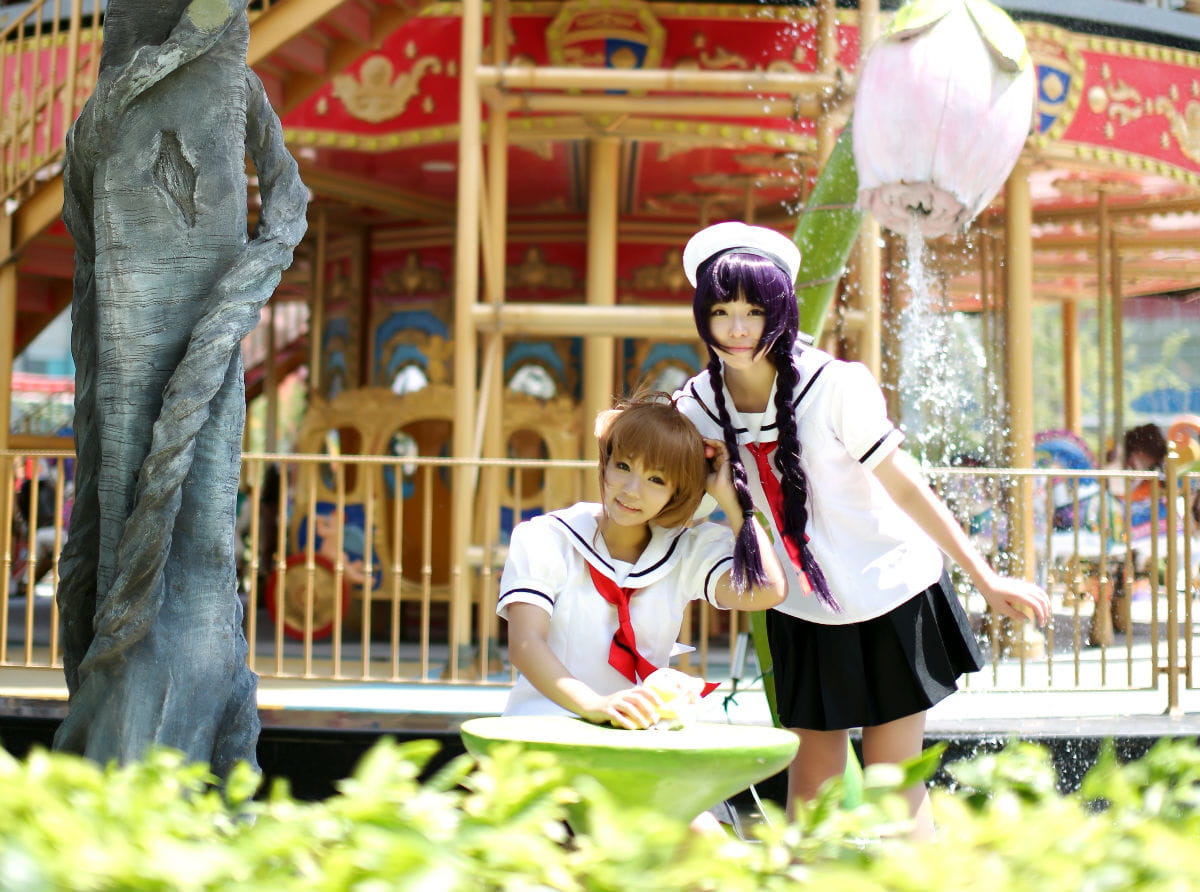 【COS】夏の游乐园-魔卡少女樱