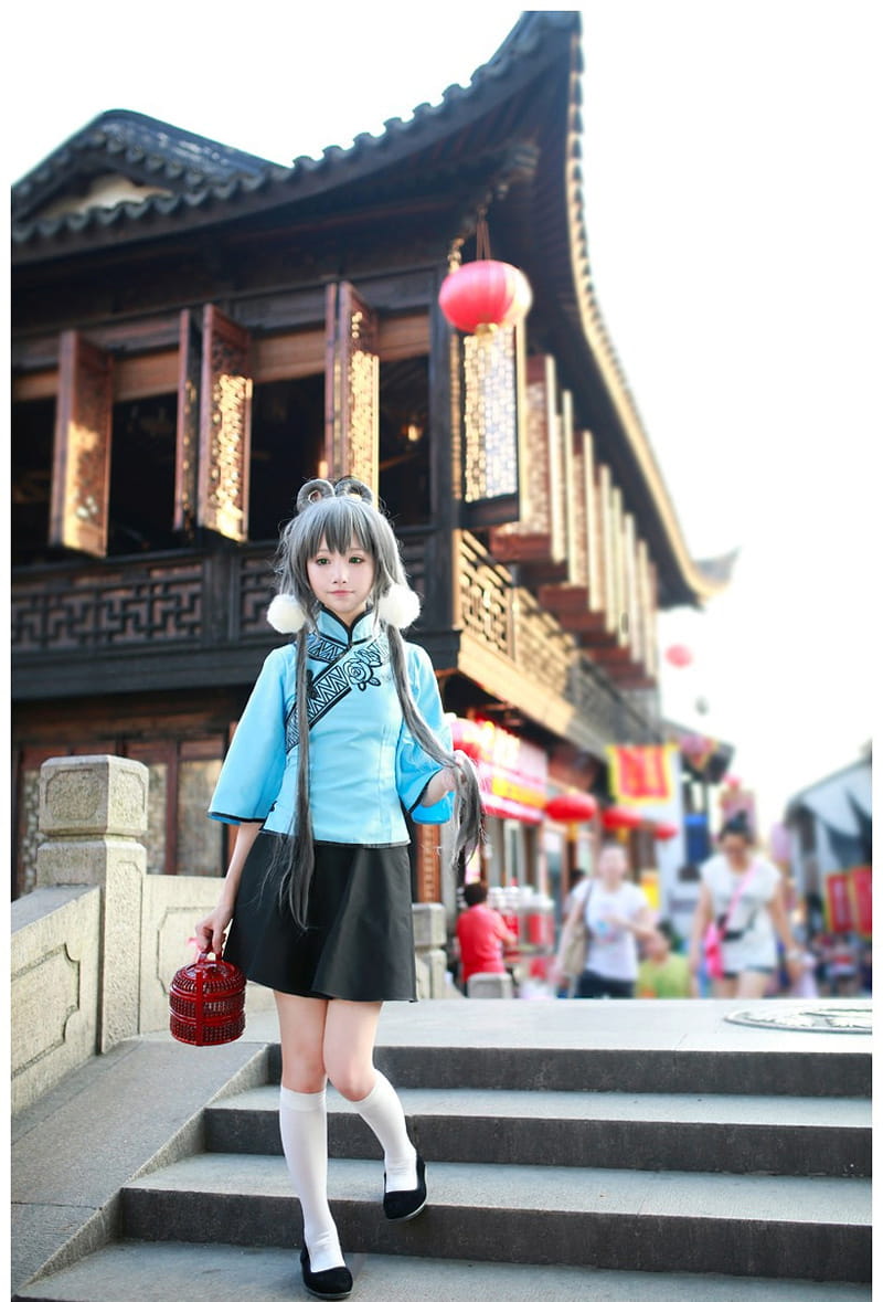 【COS】vocaloid-china#芝麻糊天依#