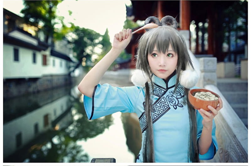 【COS】vocaloid-china#芝麻糊天依#