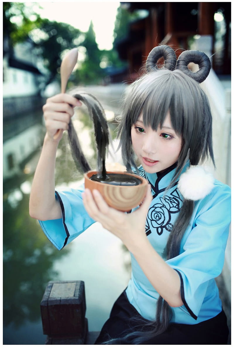 【COS】vocaloid-china#芝麻糊天依#
