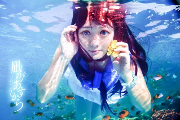 【COS】风平浪静的明天 向井户爱花 水下摄影