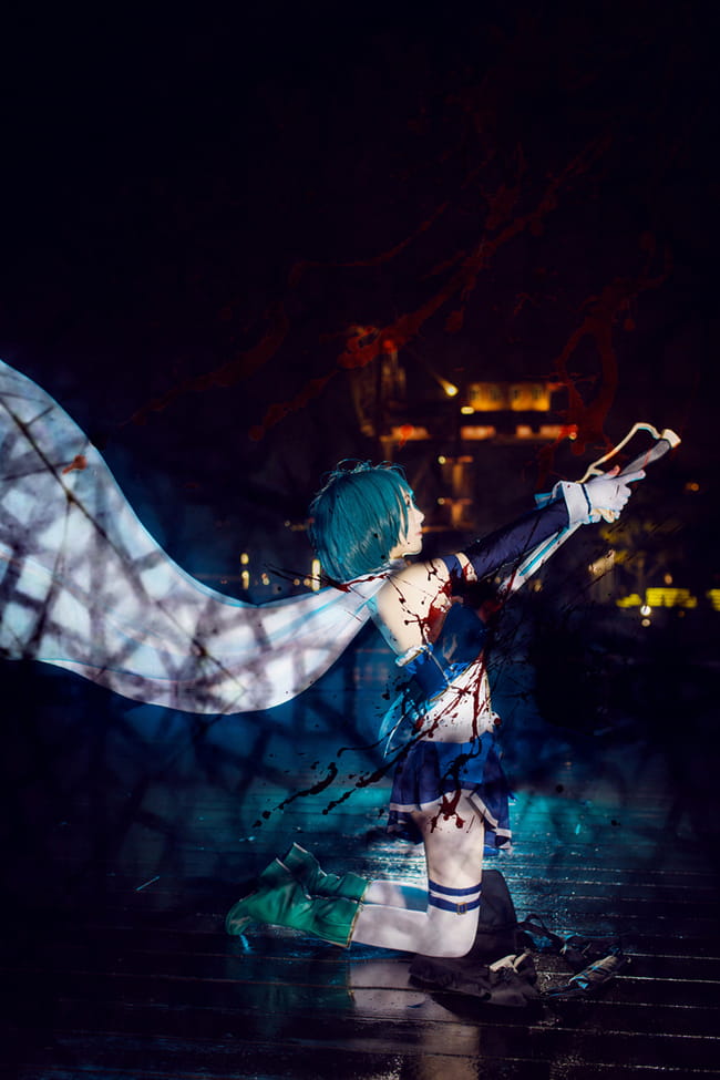 【COS】魔法少女小圆 美树沙耶加