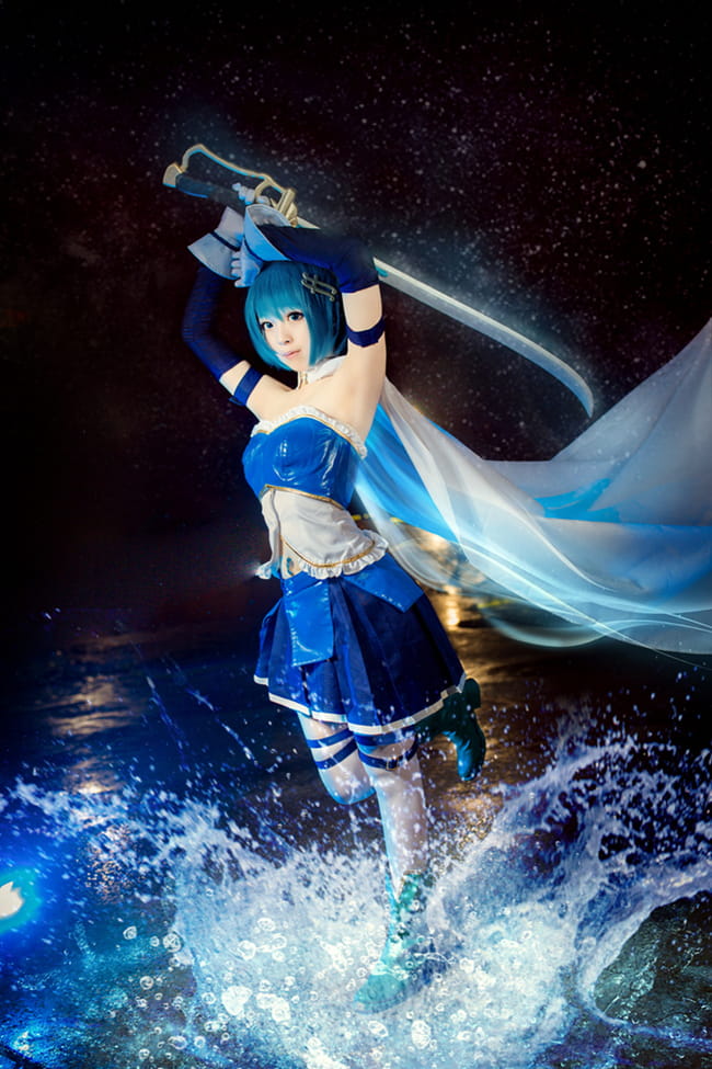 【COS】魔法少女小圆 美树沙耶加