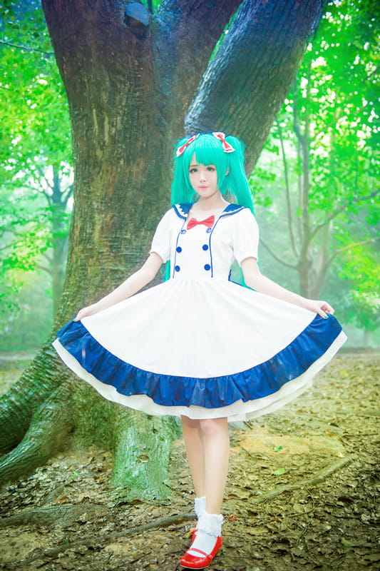 【COS】初音miku诞辰大礼包之超美初音白雪公主