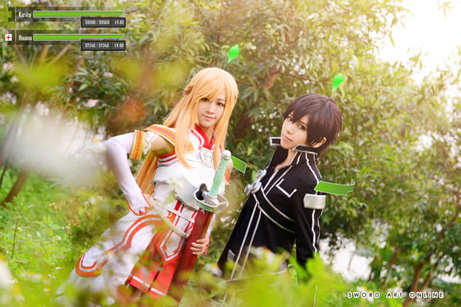 【COS】刀剑神域 SAO KIRITO/ASUNA