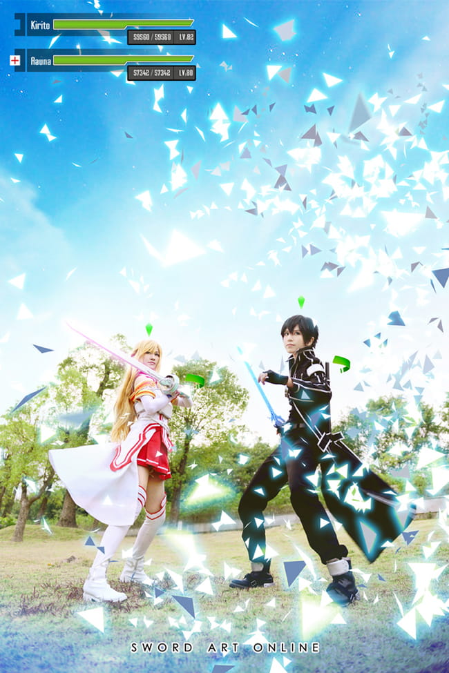 【COS】刀剑神域 SAO KIRITO/ASUNA