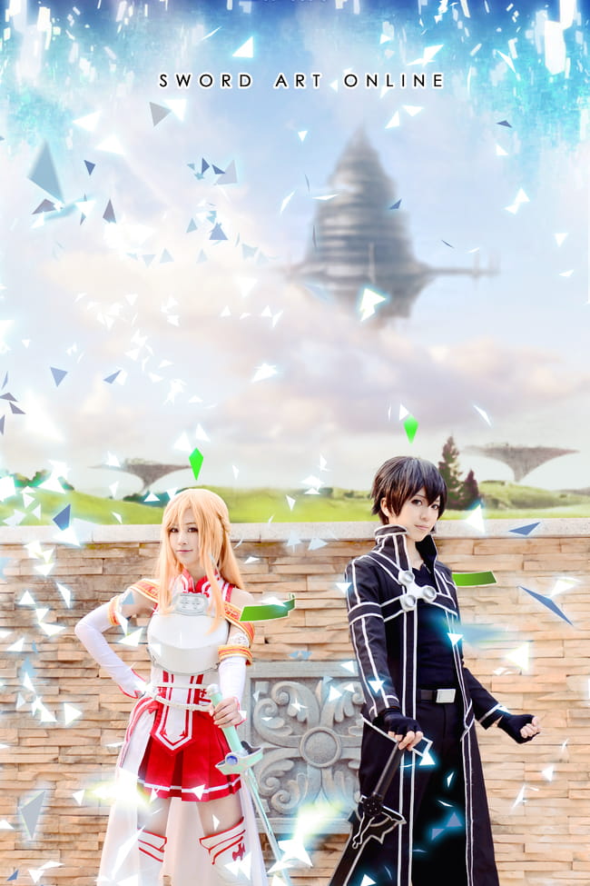 【COS】刀剑神域 SAO KIRITO/ASUNA