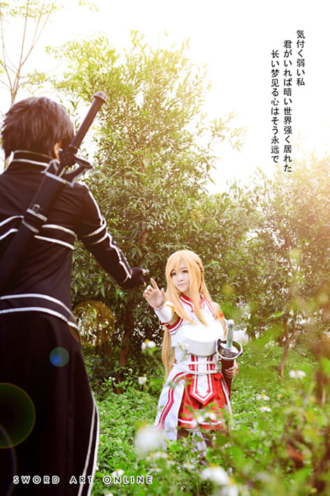 【COS】刀剑神域 SAO KIRITO/ASUNA