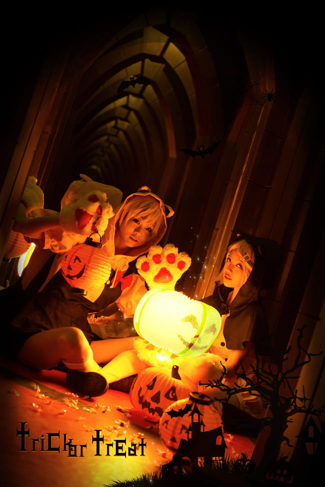 【COS】万圣节 镜音双子