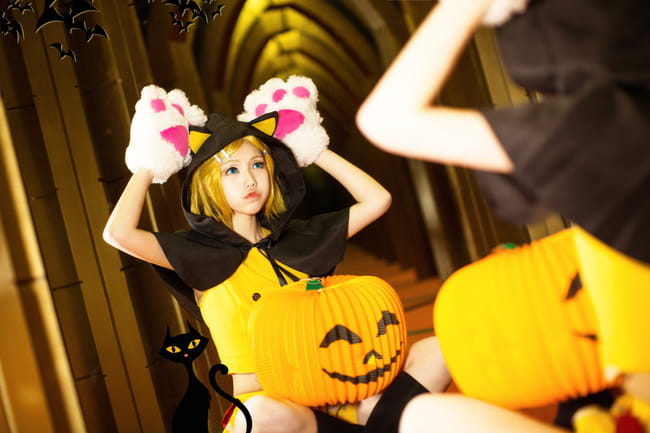 【COS】万圣节 镜音双子