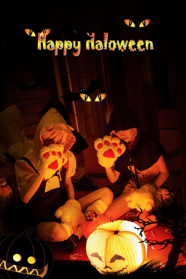 【COS】万圣节 镜音双子