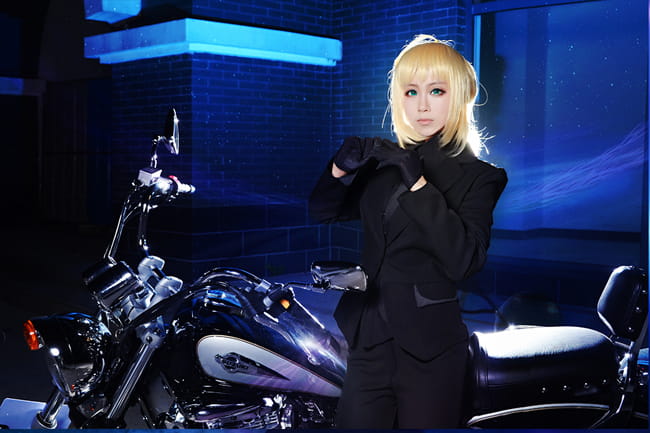 【COS】Fate/Zero ======saber机车ver,========