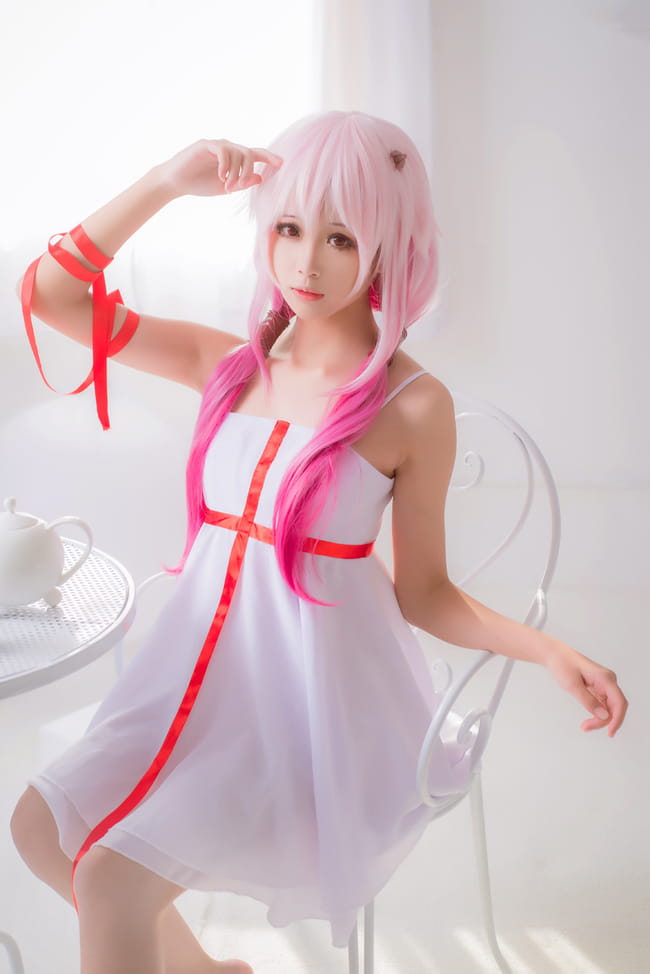 【COS】=罪恶王冠Guilty Crown=楪祈 白裙ver.