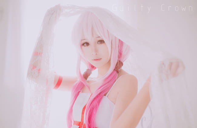 【COS】=罪恶王冠Guilty Crown=楪祈 白裙ver.