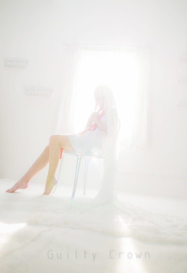 【COS】=罪恶王冠Guilty Crown=楪祈 白裙ver.