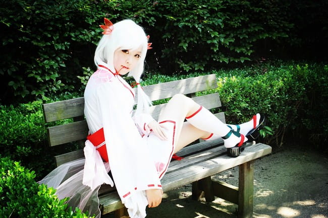 【授权COS】金鱼草拟人