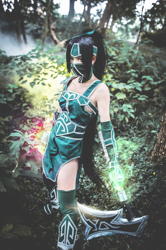 【授权COS】【英雄联盟】===暗影之拳 阿卡丽===哥