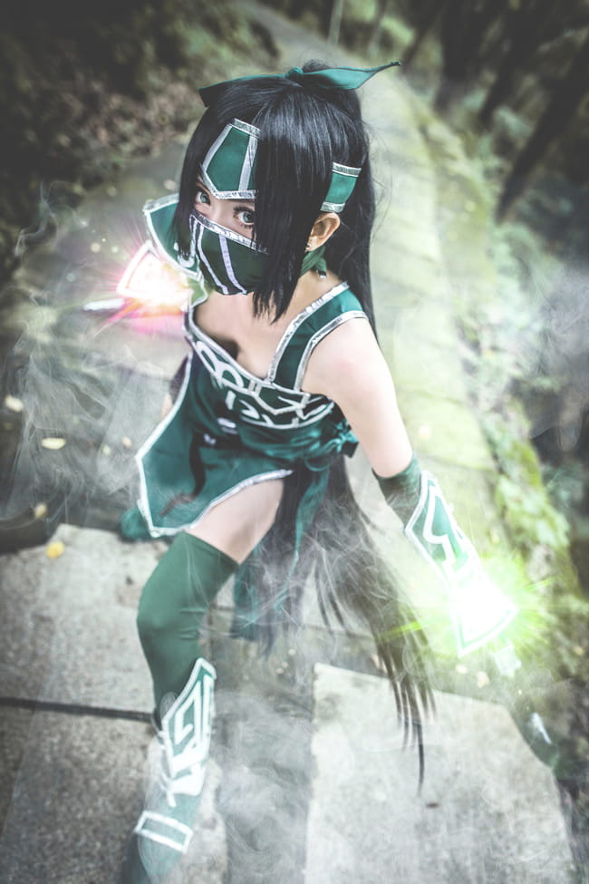 【授权COS】【英雄联盟】===暗影之拳 阿卡丽===哥