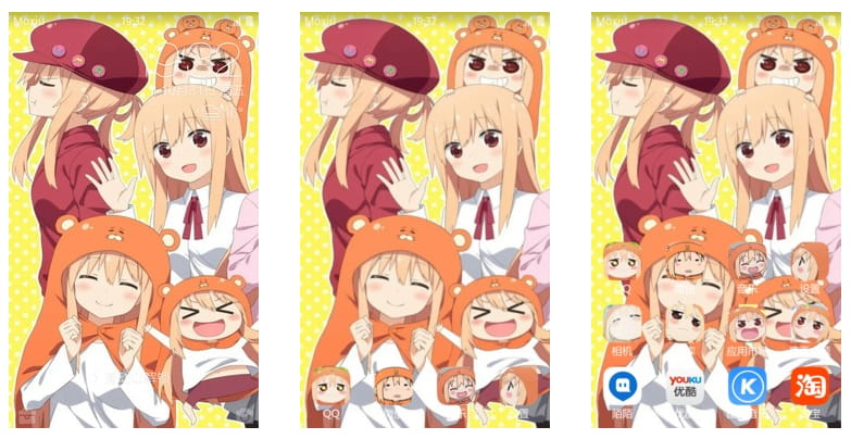 【手机主题】干物妹！小埋 魔秀主题分享