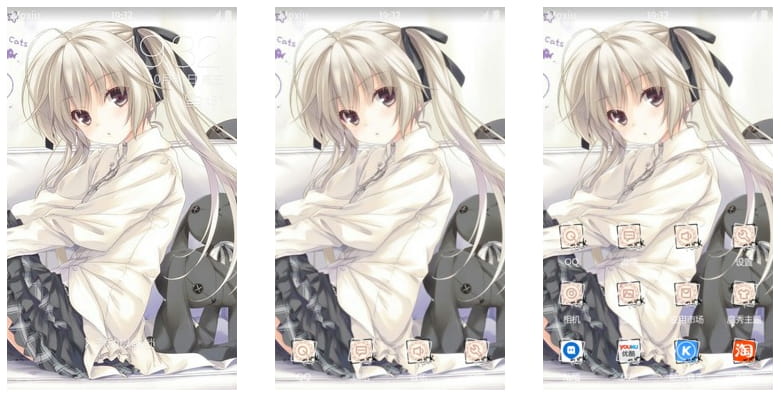 春日野穹 手机主题 缘之空穹妹