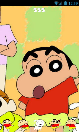 【安卓萌化合集】童年向 蜡笔小新安卓GO主题锁