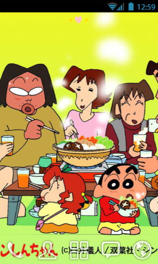 【安卓萌化合集】童年向 蜡笔小新安卓GO主题锁