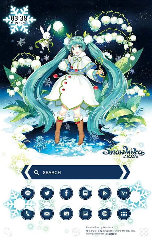 【安卓萌化】【搬运】 雪初音手机主题