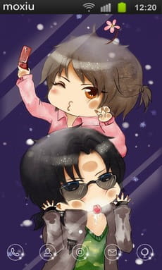 【安卓皮肤】盗墓笔记 贴玻璃卖萌