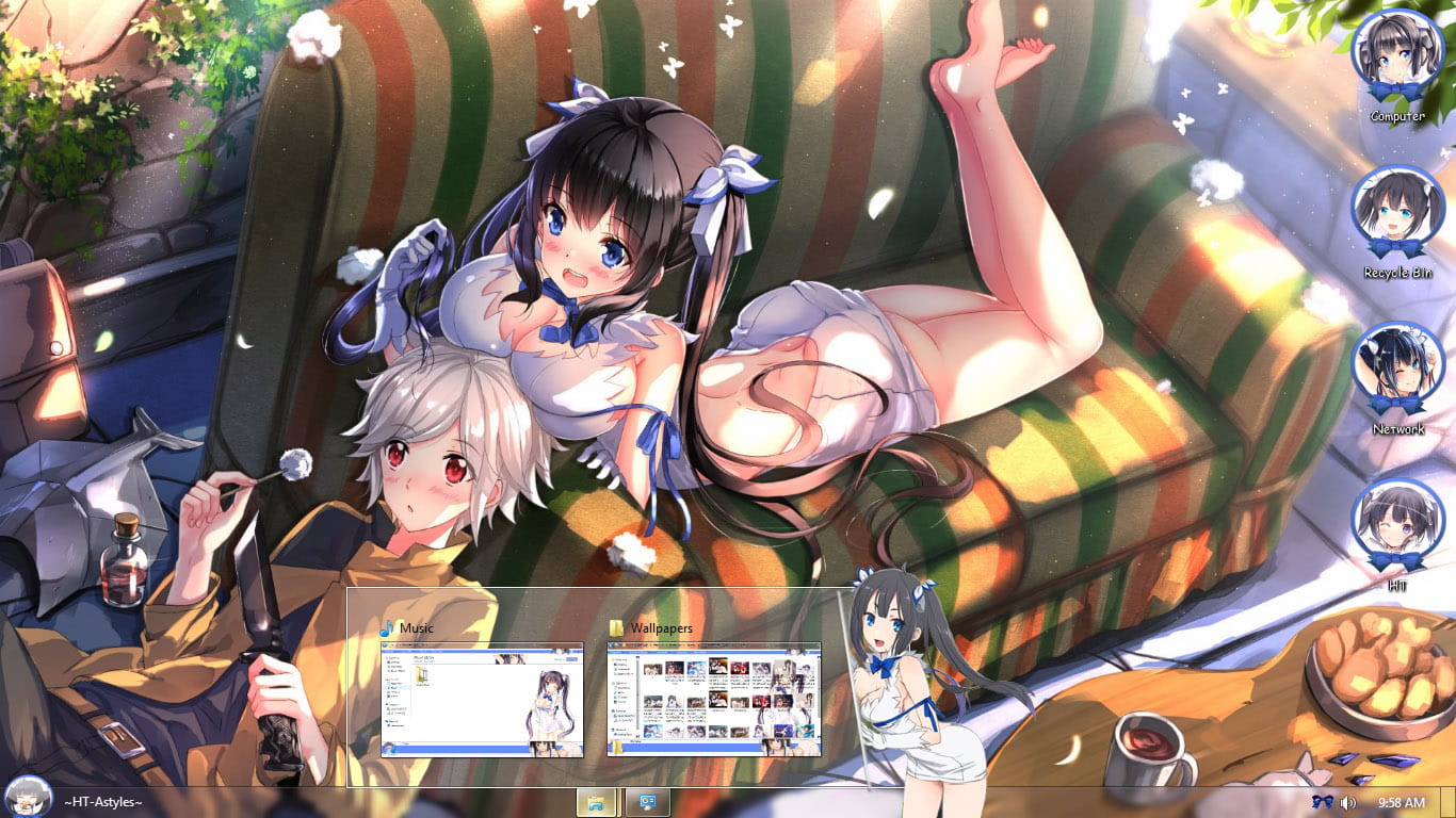 【win7主题】在地下城邂逅是否搞错了什么--赫斯