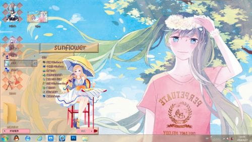 【win7主题】大大插画师ガガ新作品  夏日该有清