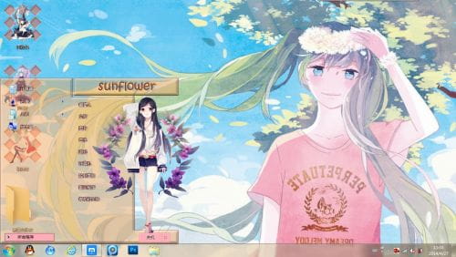 【win7主题】大大插画师ガガ新作品  夏日该有清