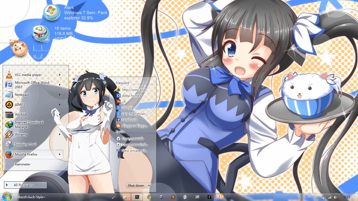 【win7主题】地下城寻求邂逅……赫斯提亚上神大